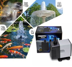 Pompa de apa submersibila Evo 6 Aqua Zonic cu aplicatii pentru iaz, cascada si fantana arteziana