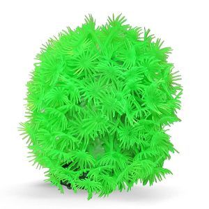 Corali acvariu Clavularia sp. verde, corali artificiali pentru acvariu ce pot fi combinati cu alte decoratiuni acvariu.