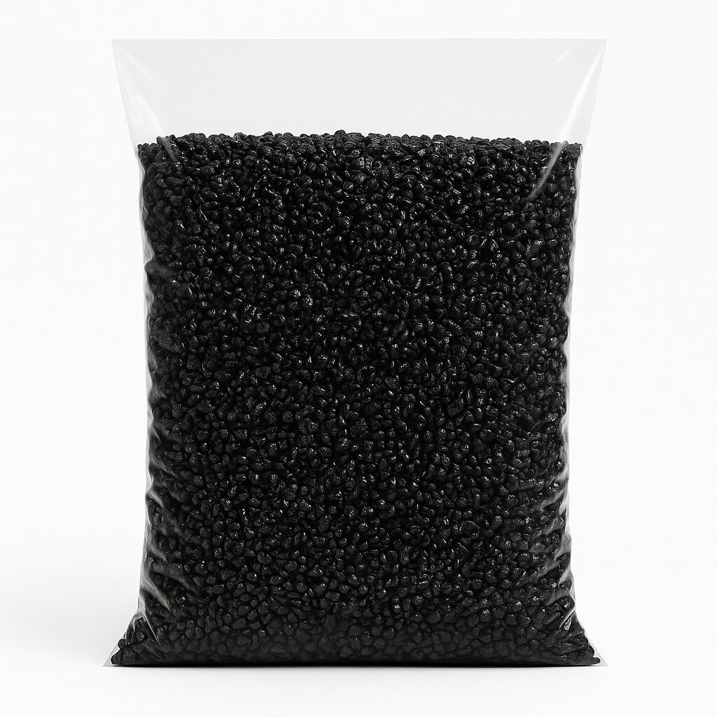 Pietris decorativ negru granulatie 3-5 mm punga 1 kg 1 Pietris decorativ negru 3–5 mm ideal pentru amenajarea acvariilor cu stil. Ofera un fundal natural cu Pietris negru acvariu perfect ca pietris decor si pietris acvariu pentru un habitat curat si estetic.
