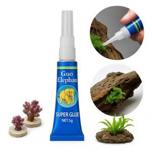 Adeziv acvariu profesional, ideal ca adeziv pentru plante de acvariu, adeziv moss si corali, adeziv aquascaping glue, lipici acvariu puternic, lipici plante acvariu eficient si lipici pietre acvariu rezistent. Adeziv pietre acvariu cu priza rapida pentru decor sigur.