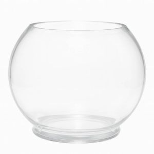 Bol de sticla mare cu volum de 10.5L, ideal pentru decor sau ca acvariu bol. Fabricat din sticla groasa, este un bol din sticla rezistent, perfect pentru flori sau pesti. Se incadreaza elegant in orice spatiu, completand colectia ta de boluri de sticla si bol decorativ sticla.