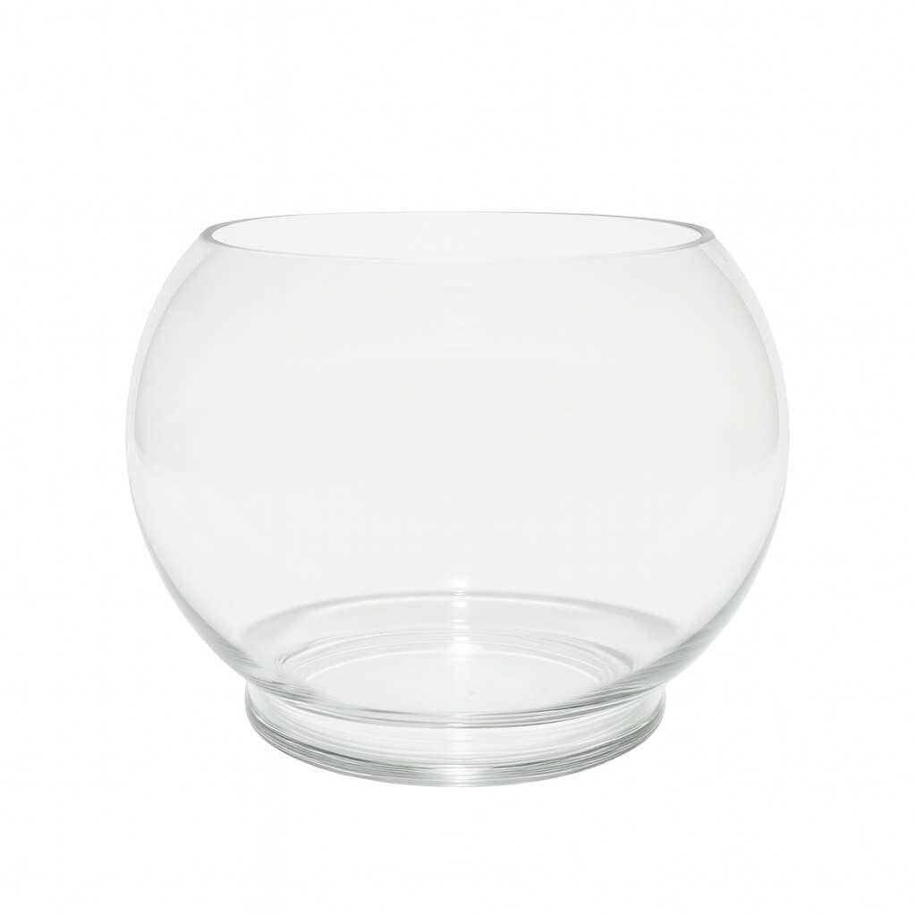 Bol sticla 3.2L decorativ flori sau pesti, diametru 20 cm 4 Bol sticla de 3.2 litri pentru decor modern. Foloseste-l ca bol de sticla decorativ, bol pentru pesti Betta sau bol sticla pentru flori. Model inclus in categoria premium de boluri din sticla pentru casa sau birou.