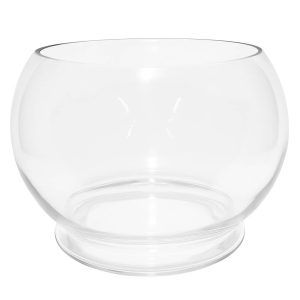 Bol sticla transparent de 2.4L cu design rotund si elegant, perfect ca bol de sticla decorativ sau bol peste betta. Ideal ca bol rotund sticla, este o alegere practica si estetica pentru orice spatiu. Recomandat in top boluri pentru pesti, potrivit pentru acvariu sau decor interior.