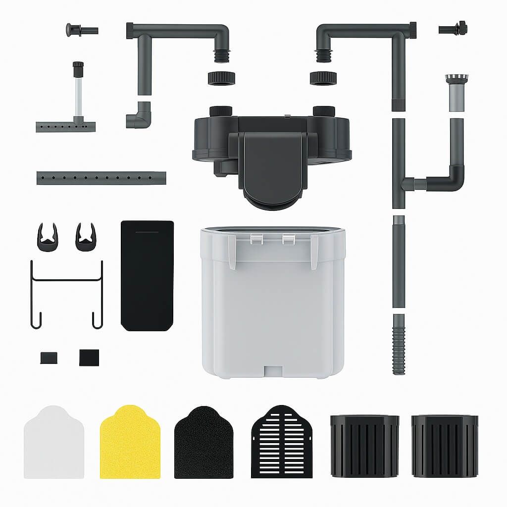 Filtru acvariu extern pentru 50 – 100 litri SOBO 500 l/h 14 Filtru acvariu extern pentru 50 – 100 litri SOBO 500 l/h - imagine 14