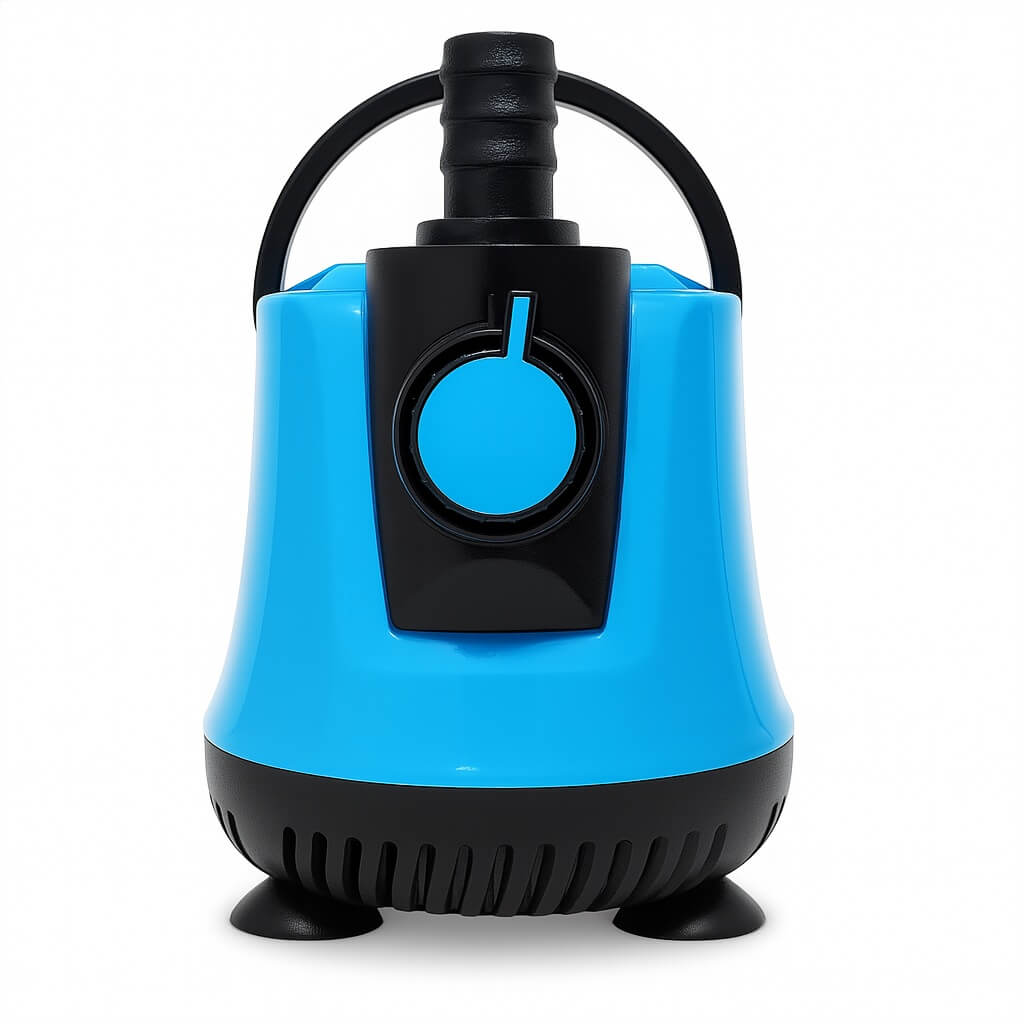 Pompa evacuare apa drenaj 2500 L/h, 1.6 m H max reglaj debit 7 Pompa evacuare apa 2500 L/h cu inaltime maxima de 1.6 m este echilibrul perfect intre putere si dimensiune. Este ideala ca pompa evacuare piscina, utila ca pompa drenaj apa si versatila ca pompa recirculare iaz. Poate fi folosita si ca pompa fantana arteziana, aducand un plus decorativ gradinii.