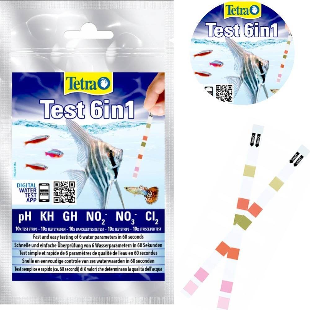 Tester apa acvariu Tetra Test 6 in 1 teste acvariu 10 benzi 1 Tester apa acvariu Tetra Test 6 in 1 este solutia ideala pentru teste apa acvariu rapide si precise. Acest set cu 10 benzi ofera teste acvariu complete, ajutandu-te sa verifici parametrii esentiali ai apei. Cu kitul tetra 6 in 1, obtii control deplin pentru sanatatea pestilor si claritatea apei din acvariu.