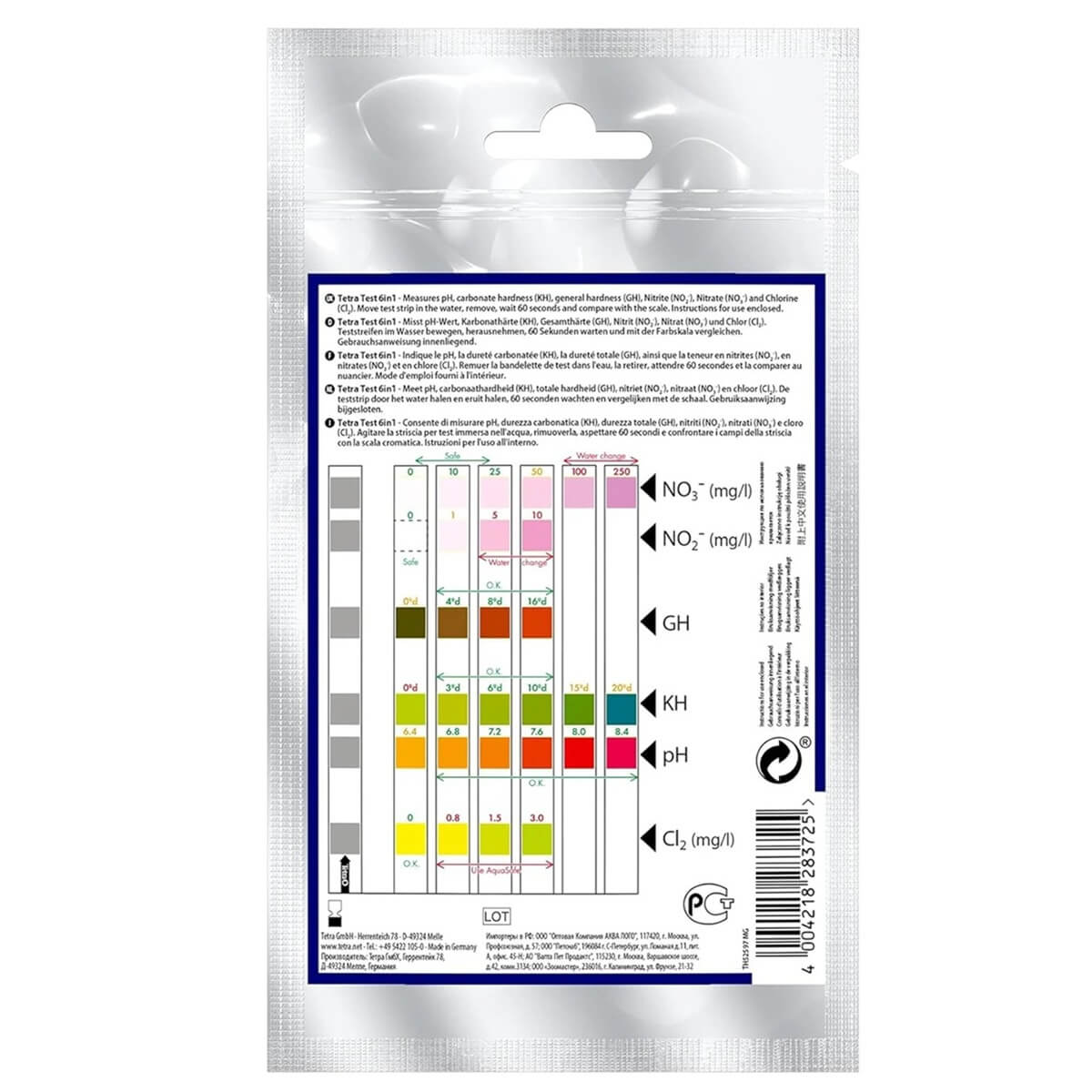 Tester apa acvariu Tetra Test 6 in 1 teste acvariu 10 benzi 4 Tester apa acvariu Tetra Test 6 in 1 iti aduce siguranta si confort in verificarea calitatii apei. Acest kit cu 10 benzi pentru teste apa acvariu este esential pentru orice acvarist. Cu teste acvariu precise si practice, tetra 6 in 1 devine instrumentul de incredere pentru mentinerea echilibrului perfect.