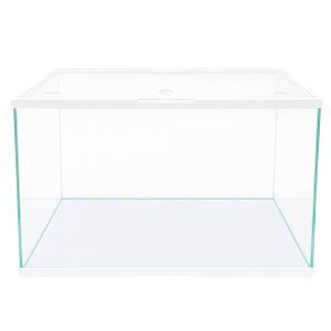 Acvariu 60 litri elegant cu capac acvariu rezistent, perfect ca acvariu pesti din acvariu sticla, disponibil in top acvarii online.