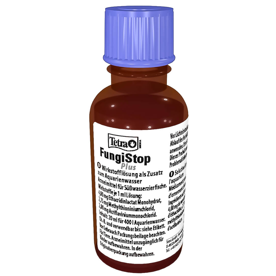 Tratament pesti Tetra Medica fungistop Plus 20 ml 3 tratament pesti Tetra Medica FungiStop Plus 20 ml - fungistop tetra pentru pete si mucegai; tetra medica fungistop plus, efect sigur.