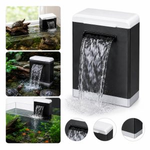 Filtru cascada acvariu cu exemple de utilizare pentru testoase si pesti