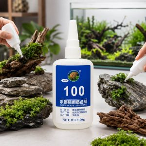 Super Glue rezistent la apa 100g Guo Elephant folosit pentru lipirea plantelor, mossului, lemnului si pietrelor in aquascaping