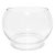 Bol sticla transparent 2.4L decorativ rotund ideal pesti