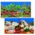 Fundal acvariu folie dublu coral/plante, 40×100cm