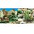 Fundal acvariu folie pietre si stanci 3D 100X60cm