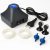 Pompa de aer acvariu set complet 2 iesiri 460 lph