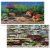 Poster fundal acvariu dublu vegetatie si stanci 60×100cm