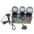 Set 3 spoturi LED lumini subacvatice pentru iazuri cu senzor de lumina