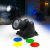 Spot iluminare alb iazuri si gradini exterior 20W lentile color