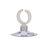 Ventuza siliconica acvariu cu inel de 13 mm