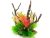 Plante artificiale de acvariu rosii gazon si lemn